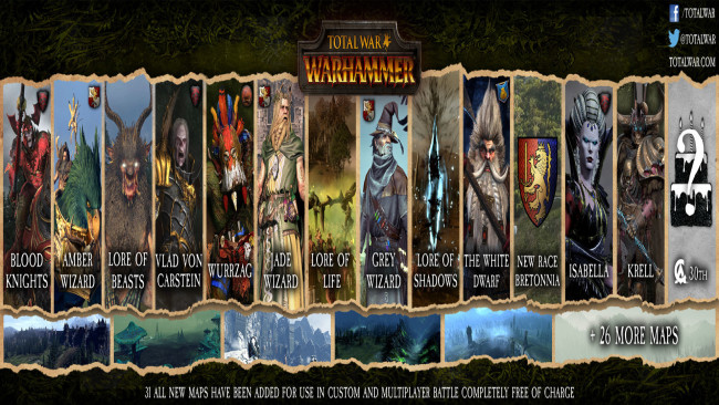 total war warhammer free dlc problems