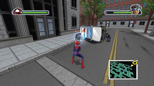 ultimate spiderman ps2